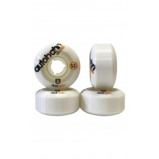 Autobahn Dual Duro Ultra 53mm 97A White Wheels