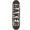 Baker Brand Logo Black White Deck 8.25