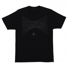 Creature Web 2 Relic S S Heavyweight T-Shirt Black Lg Mens 