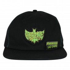 Creature Gravette Hippie Skull 20th Snapback Unstructured Hat Black