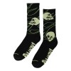 Creature Spiral Skull Crew Socks Black Mens 9 11 