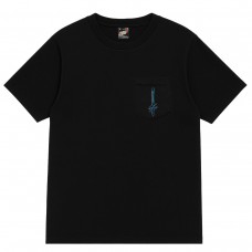 Deathwish Chrome Black Pocket Tee Sm