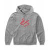 Es Script Fleece Grey Red MED Hoody