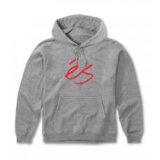 Es Script Fleece Grey Red MED Hoody