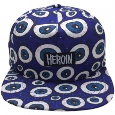 Heroin Eyes Hat Adj Blue