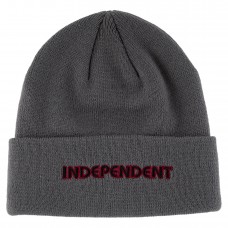 Independent Groundwork Beanie Long Shoreman Hat Grey OS Unisex 