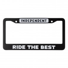 Independent Bar Logo License Plate Frame Black OS Unisex 