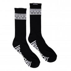 Independent Tile Span Crew Socks Black 9-11