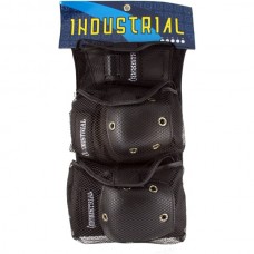 Industrial 3 Pk Pad Set XS Black Black Cap