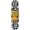 Meow Big Cat Checker Twist Complete 7.75 Black White