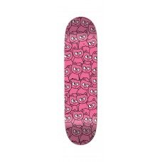 Meow Sticker Pile Deck 7.25 Pink