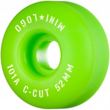 Mini Logo C-Cut "2" 52mm X 101 Green Wheels Mini Logo C-Cut "2" 52mm X 101 Green Wheels