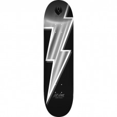 Powell Flight 244 8.5 K26 Mike Vallely Lightning Bolt 02' Silver Foil Deck