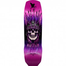 Powell 7-Ply 290 9.13 K21 Andy Anderson Heron '4' Pink Foil Deck