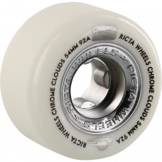 Ricta Chrome Clouds 54mm 92a White Black Wheels