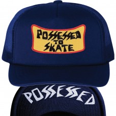 Suicidal Possessed 2 Skate Patch Mesh Hat Adj Navy