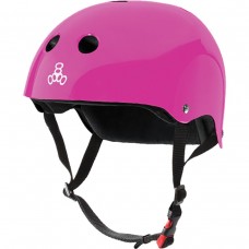 Triple 8 Certified Sweatsaver L/XL Pink Gloss Helmet