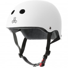 Triple 8 Certified Sweatsaver L-XL White Matte Helmet