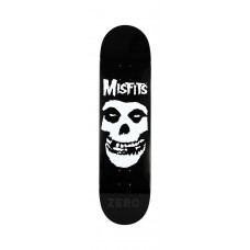Zero Misfits Fiend Skull Deck 9.0 Black White