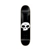 Zero Single Skull Deck 7.87 Black White