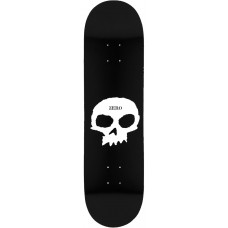 Zero Single Skull Deck 8.25 Black White