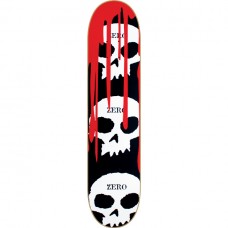 Zero 3 Skull With Blood Deck 7.75 Black White Red Zero 3 Skull With Blood Deck 7.75 Black White Red